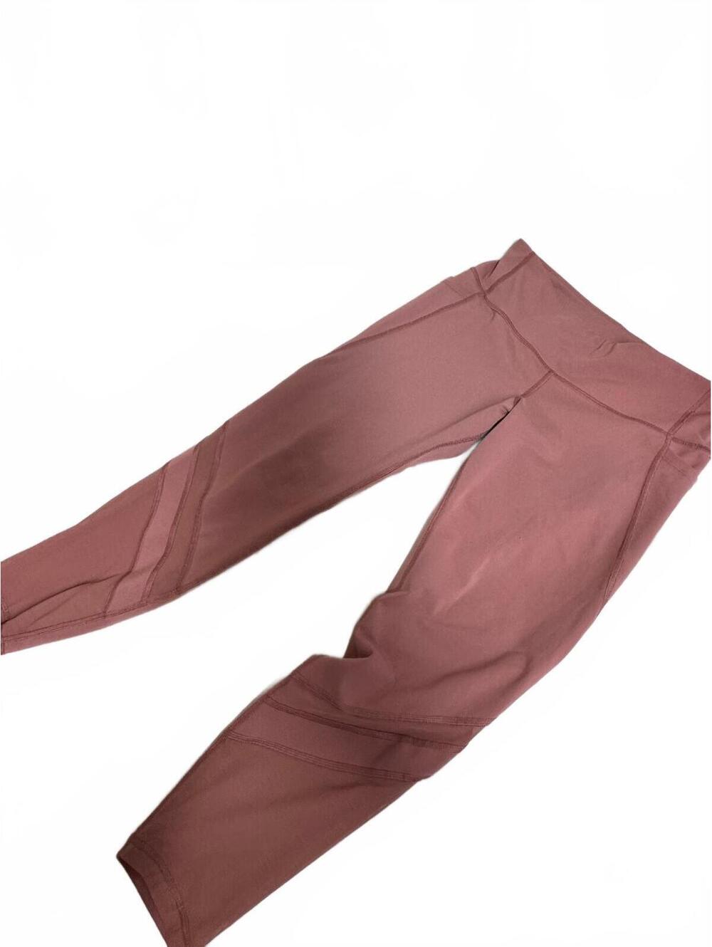 Old Navy Active Elevate Leggings Womens Medium Petite Pink Mesh Panel Pocket